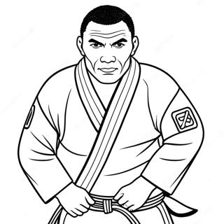 Jiu Jitsu Coloring Page 39673-31711