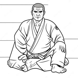 Jiu Jitsu Coloring Page 39673-31712