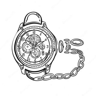 Watch Coloring Page 39683-31736