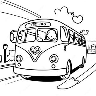 Tayo The Little Bus Coloring Pages