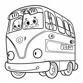 Tayo The Little Bus With Friends Coloring Page 39694-31726