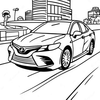 Toyota Camry Coloring Pages