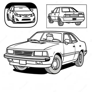 Sporty Toyota Camry Coloring Page 39734-31757