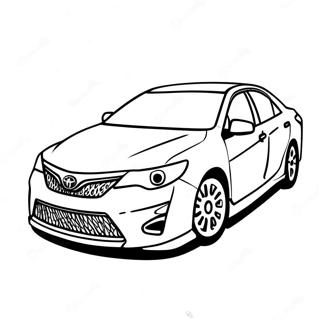 Sporty Toyota Camry Coloring Page 39734-31760