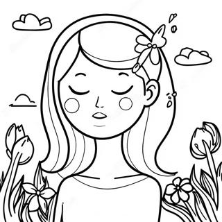 Deep Breathing Exercise Coloring Page 39754-31778