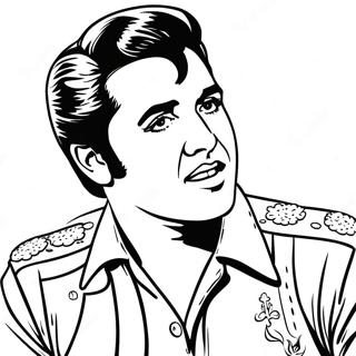 Elvis Coloring Pages