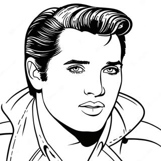 Elvis Presley Coloring Page 3976-3212