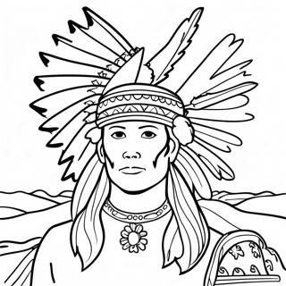 Cherokee Coloring Pages