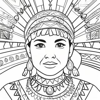 Cherokee Coloring Pages