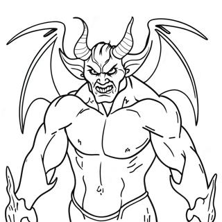 Demon Coloring Page 39853-31850