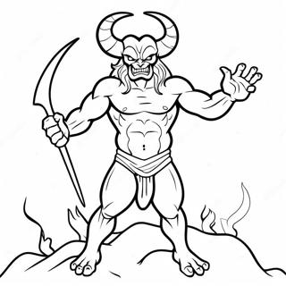 Demon Coloring Page 39853-31852