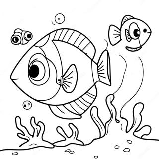 Easy Dory Coloring Page 39863-31862