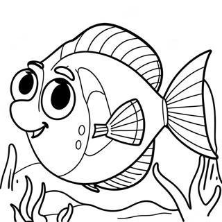 Easy Dory Coloring Page 39863-31863