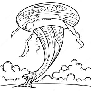 Tornado Coloring Pages