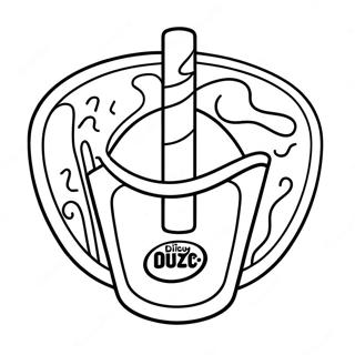 Dairy Queen Logo Coloring Page 39883-31878