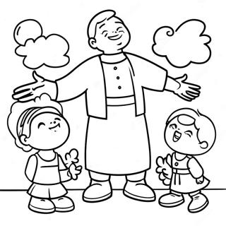 Preschool Sunday School Coloring Pages