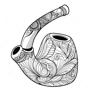 Smoking Pipe Coloring Page 39933-31920