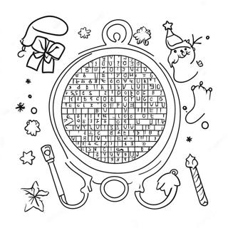 Christmas Word Search Coloring Page 39953-31934