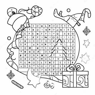 Christmas Word Search Coloring Page 39953-31935