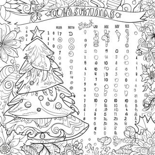 Festive Christmas Word Search Coloring Page 39954-31937