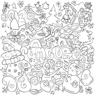 Festive Christmas Word Search Coloring Page 39954-31939