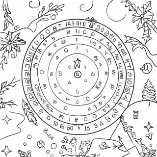 Festive Christmas Word Search Coloring Page 39954-31940