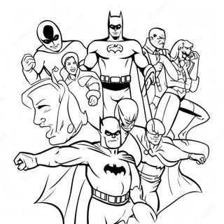 Batman Among Us Characters Coloring Page 39974-31949