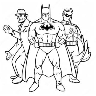 Batman Among Us Characters Coloring Page 39974-31950