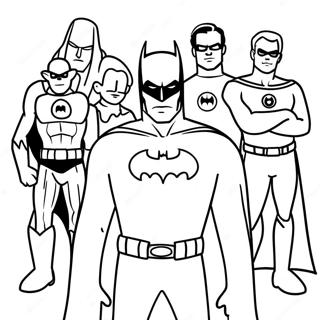 Batman Among Us Characters Coloring Page 39974-31952