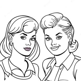 Betty And Veronica Coloring Page 39983-31963