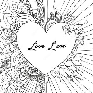 Love Is Love Coloring Pages