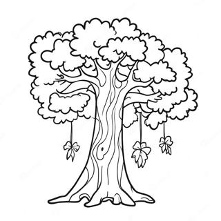 Truffula Tree Coloring Page 40023-31983