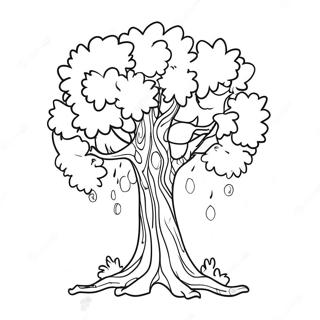 Truffula Tree Coloring Page 40023-31984