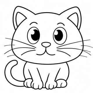 Silly Bad Kitty Coloring Page 40034-31990