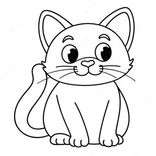 Silly Bad Kitty Coloring Page 40034-31991