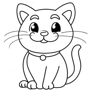 Silly Bad Kitty Coloring Page 40034-31992