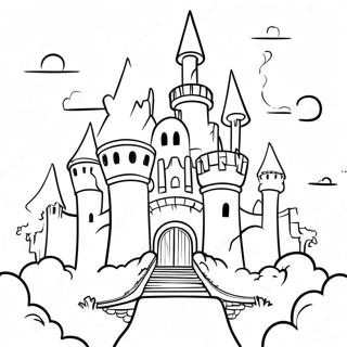 Cursed Castle Coloring Page 40044-32001