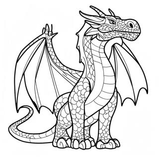 Dnd Dragon Coloring Page 4006-3234