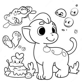 Fun Plr Coloring Page With Animals 40074-32021