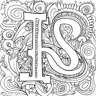 Vibrant Russian Letters Coloring Page 40114-32058