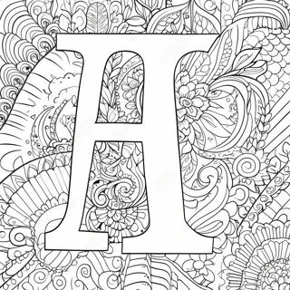 Vibrant Russian Letters Coloring Page 40114-32060