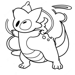 Fusion Pokemon Coloring Page 40123-32070