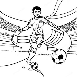 Mexico Soccer Coloring Page 40143-32083