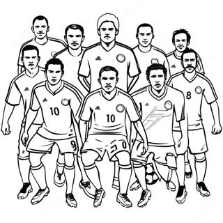 Mexico Soccer Coloring Pages