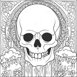 Death Themed Coloring Page 40153-32086