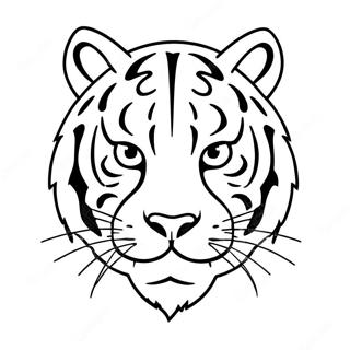 Cincinnati Bengals Tiger Mascot Coloring Page 40164-32104