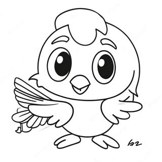 Tweety Bird Coloring Page 4016-3327