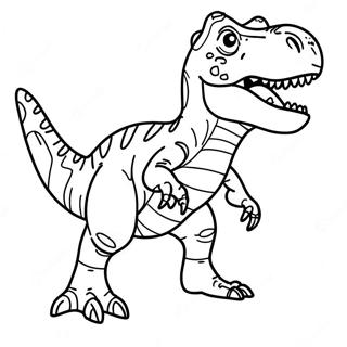 Trex Coloring Pages