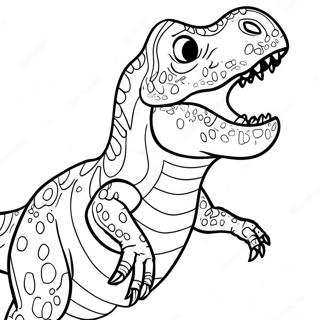 Ferocious T Rex Roaring Coloring Page 40184-32115