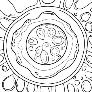 Animal Cell With Organelles Coloring Page 40194-32124